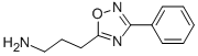 3-(3-phenyl-1,2,4-oxadiazol-5-yl)propan-1-amine CAS#: 41470-96-6