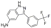 3-(3-(trifluoromethyl)phenyl)-1H-indazol-5-amine CAS#: 395099-47-5