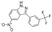 3-(3-(trifluoromethyl)phenyl)-5-nitro-1H-indazole CAS#: 395099-31-7
