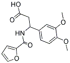 3-(3,4-DIMETHOXY-PHENYL)-3-[(FURAN-2-CARBONYL)-AMINO]-PROPIONIC ACID CAS#: 332052-68-3