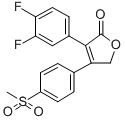 3-(3,4-Difluorophenyl)-4-(4-(methylsulfonyl)phenyl)-2(5H)-furanone CAS#: 162011-83-8