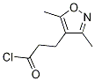 3-(3,5-Dimethylisoxazol-4-yl)propanoyl chloride CAS#: 358721-54-7