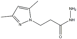 3-(3,5-dimethyl-1H-pyrazol-1-yl)propanohydrazide CAS#: 313050-27-0
