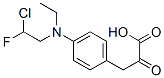 3-[4-(2-chloroethyl-(2-fluoroethyl)amino)phenyl]-2-oxo-propanoic acid CAS#: 4252-38-4