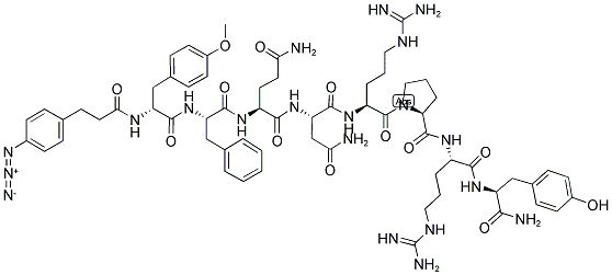 3-(4-AZIDOPHENYL)PROPIONYL-D-TYR(ME)-PHE-GLN-ASN-ARG-PRO-ARG-TYR-NH2 CAS#: 157702-46-0