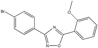 3-(4-BROMOPHENYL)-5-(2-METHOXYPHENYL)-1,2,4-OXADIAZOLE CAS#: 331989-19-6