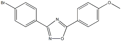 3-(4-BROMOPHENYL)-5-(4-METHOXYPHENYL)-1,2,4-OXADIAZOLE CAS#: 331989-76-5
