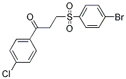 3-[(4-BROMOPHENYL)SULFONYL]-1-(4-CHLOROPHENYL)-1-PROPANONE CAS#: 331460-27-6