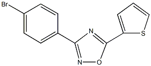3-(4-Bromophenyl)-5-(thiophen-2-yl)-1,2,4-oxadiazole CAS#: 330459-34-2