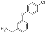 3-(4-CHLOROPHENOXY)BENZYLAMINE CAS#: 154108-30-2