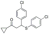 3-(4-CHLOROPHENYL)-3-[(4-CHLOROPHENYL)SULFANYL]-1-CYCLOPROPYL-1-PROPANONE CAS#: 329779-49-9