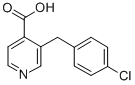 3-[(4-CHLOROPHENYL)METHYL]-PYRIDINE-4-CARBOXYLIC ACID CAS#: 325162-36-5