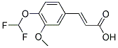 3-(4-DIFLUOROMETHOXY-3-METHOXY-PHENYL)-ACRYLIC ACID CAS#: 324579-78-4