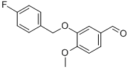 3-(4-FLUORO-BENZYLOXY)-4-METHOXY-BENZALDEHYDE CAS#: 351066-28-9