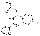 3-(4-FLUORO-PHENYL)-3-[(FURAN-2-CARBONYL)-AMINO]-PROPIONIC ACID CAS#: 332052-61-6