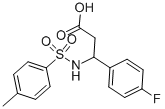 3-(4-FLUORO-PHENYL)-3-(TOLUENE-4-SULFONYLAMINO)-PROPIONIC ACID CAS#: 332052-57-0