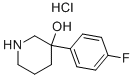 3-(4-FLUORO-PHENYL)-PIPERIDIN-3-OL HYDROCHLORIDE CAS#: 173447-91-1