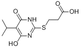 3-(4-HYDROXY-5-ISOPROPYL-6-OXO-1,6-DIHYDRO-PYRIMIDIN-2-YLSULFANYL)-PROPIONIC ACID CAS#: 337499-88-4