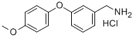 3-(4-METHOXYPHENOXY)BENZYLAMINE HYDROCHLORIDE CAS#: 154108-33-5
