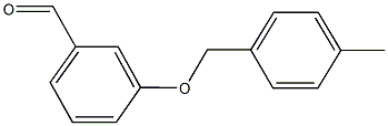 3-[(4-METHYLBENZYL)OXY]BENZALDEHYDE CAS#: 40359-58-8