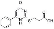 3-(4-OXO-6-PHENYL-1,4-DIHYDRO-PYRIMIDIN-2-YLSULFANYL)-PROPIONIC ACID CAS#: 333413-05-1