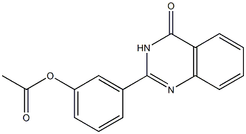 3-(4-Oxo-3,4-dihydroquinazolin-2-yl)phenyl acetate CAS#: 371947-93-2
