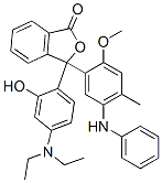 3-[4-(diethylamino)-2-hydroxyphenyl]-3-[2-methoxy-4-methyl-5-(phenylamino)phenyl]phthalide CAS#: 40690-88-8
