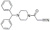 3-[4-(diphenylmethyl)piperazin-1-yl]-3-oxopropanenitrile CAS#: 313386-55-9