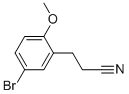 3-(5-bromo-2-methoxy-phenyl)propionitrile CAS#: 163259-83-4