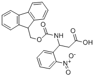 3-(9-FLUORENYLMETHYLOXYCARBONYL)AMINO-3-(2-NITROPHENYL)PROPIONIC ACID CAS#: 171778-06-6