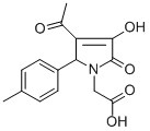 (3-ACETYL-4-HYDROXY-5-OXO-2-P-TOLYL-2,5-DIHYDRO-PYRROL-1-YL)-ACETIC ACID CAS#: 332022-22-7