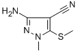 3-AMINO-1-METHYL-5-(METHYLTHIO)-1H-PYRAZOLE-4-CARBONITRILE CAS#: 151291-05-3