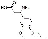 3-AMINO-3-(3-METHOXY-4-PROPOXYPHENYL)PROPANOIC ACID CAS#: 351062-28-7