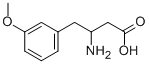 3-AMINO-4-(3-METHOXYPHENYL)BUTANOIC ACID CAS#: 166194-73-6