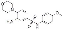 3-AMINO-N-(4-METHOXY-PHENYL)-4-MORPHOLIN-4-YL-BENZENESULFONAMIDE CAS#: 328028-55-3