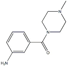 (3-AMINOPHENYL)(4-METHYL-1-PIPERAZINYL)METHANONE CAS#: 160647-73-4