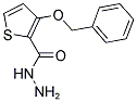 3-(BENZYLOXY)-2-THIOPHENECARBOHYDRAZIDE CAS#: 343375-80-4
