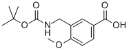 3-(BOC-AMINO)METHYL-4-METHOXY-BENZOIC ACID CAS#: 165950-03-8