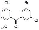 (3-BROMO-5-CHLORO-PHENYL)-(5-CHLORO-2-METHOXY-PHENYL)-METHANONE CAS#: 329944-59-4