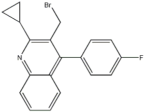 3-(Bromomethyl)-2-cyclopropyl-4-(4'-fluorophenyl)quinoline CAS#: 154057-56-4