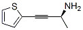 3-Butyn-2-amine, 4-(2-thienyl)-, (S)- (9CI) CAS#: 169208-53-1