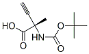 3-Butynoicacid,2-[[(1,1-dimethylethoxy)carbonyl]amino]-2-methyl-,(2S)-(9CI) CAS#: 391678-36-7