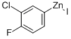 3-CHLORO-4-FLUOROPHENYLZINC IODIDE CAS#: 312624-19-4