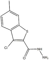 3-CHLORO-6-METHYL-1-BENZOTHIOPHENE-2-CARBOHYDRAZIDE CAS#: 355815-78-0