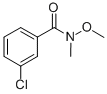 3-CHLORO-N-METHOXY-N-METHYLBENZAMIDE CAS#: 145959-21-3