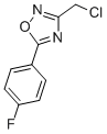 3-(CHLOROMETHYL)-5-(4-FLUOROPHENYL)-1,2,4-OXADIAZOLE CAS#: 166179-37-9