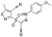 3-([CYANO-2-(4-METHOXYPHENYL)CARBOHYDRAZONOYL]SULFONYL)-5-METHYL-4-ISOTHIAZOLECARBONITRILE CAS#: 337928-23-1