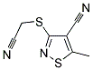 3-[(CYANOMETHYL)SULFANYL]-5-METHYL-4-ISOTHIAZOLECARBONITRILE CAS#: 338778-08-8
