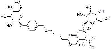 3-Carboxy-3-hydroxy-1,5-dioxo-1,5-pentanediylbis(oxymethylene-4,1-phenylene) bis-beta-D-glucopyranoside CAS#: 174972-80-6