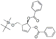 3-Cyclopentene-1,2-diol, 5-(1,1-dimethylethyl)dimethylsilyloxymethyl-, dibenzoate, 1R-(1.alpha.,2.beta.,5.beta.)- CAS#: 165375-16-6